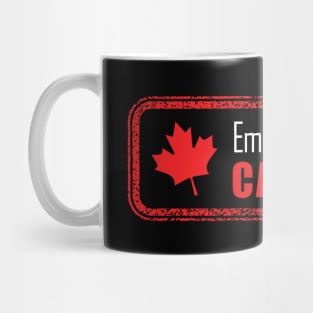 Emotional Support Canadian funny canada gift idea Mug